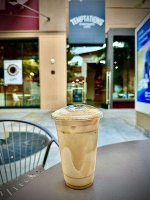 Toffee Nut Iced Oatmilk Macchiato