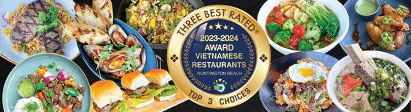 Voted TOP3 Vietnamese Restaurant in Huntington Beach 2023 and 2024!!