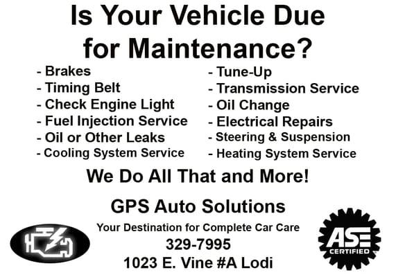 Knowledgeable experienced Technicians you can trust. We care about you and your car. Call us today