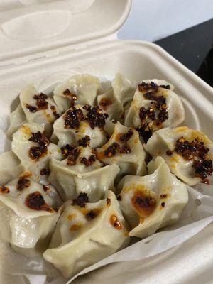 Pork and chive dumplings