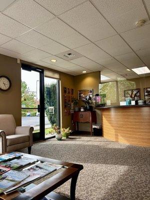 Light and airy waiting room