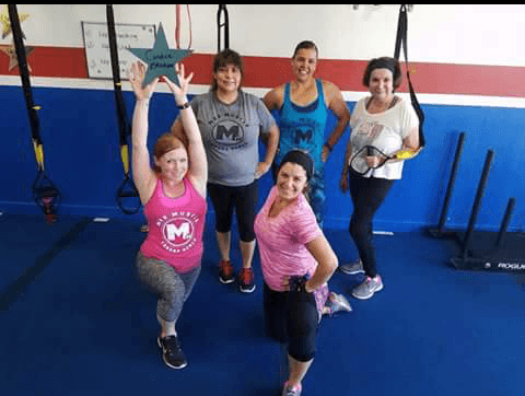 Getting fit at corona fit body boot camp!