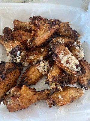 Garlic and oil wings