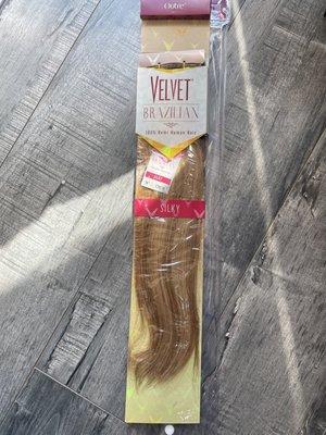 Outre velvet Brazilian remi human hair  Color # C8/22