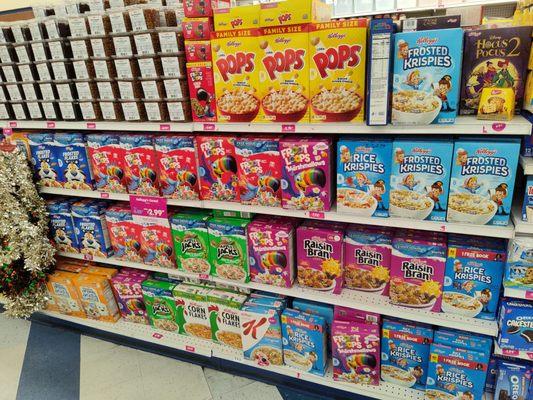 Pointless to have name brand cereal here.