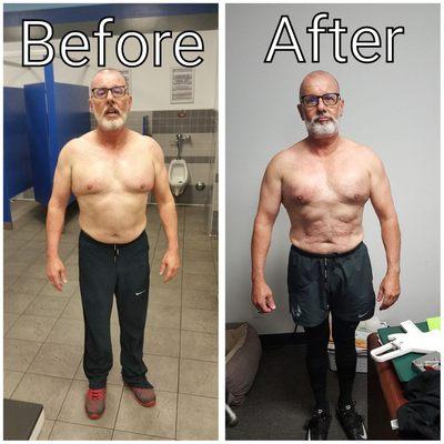 Mr consistency himself left pic 60 years old right pic 62 years young!