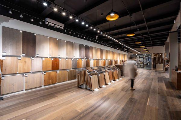 New PID Floors Flagship Hardwood Flooring Showroom in NYC.