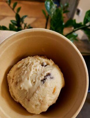 A scoop of Salted Caramel & Chocolate Pretzel