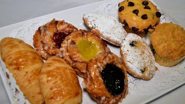 Pastries. Cookies, Pies, Cakes, Bagels,Danishes