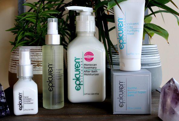 Epicuren skincare products available at Classique Spa