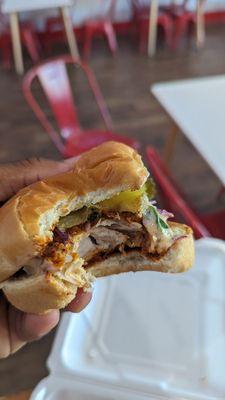 Chicken sandwich (hot)