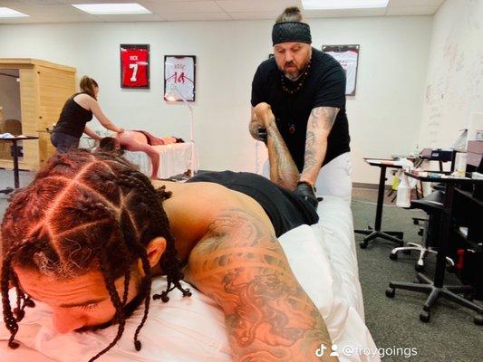 UFC welterweight Max "Pain" Griffen receiving a tune-up.