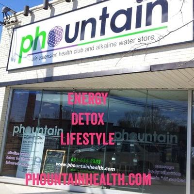 Phountain is for everyBODY! Energy, Detox & Lifestyle headquarters. Come in for your free Demo & Detox 631.402.4016