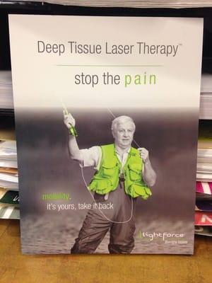 Therapy lasers!!