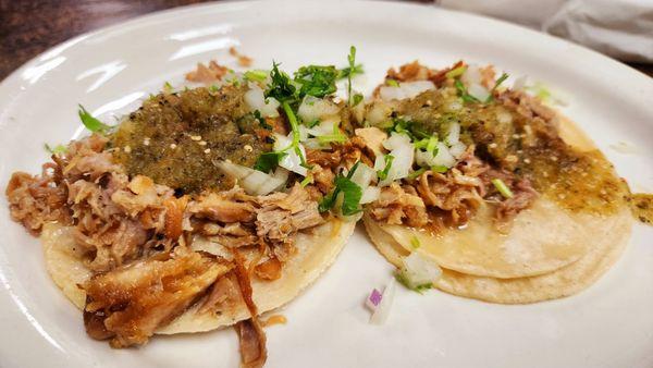 Carnitas tacos