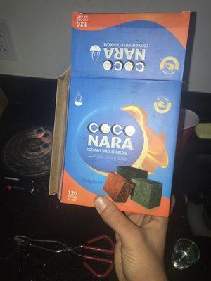 Fake Coco Nara coals sold here!! They break into pieces!!