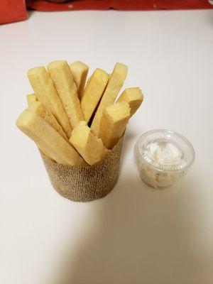 Cookie fries from one of the popups, complete with frosting dip and sprinkles (not pictured).  Ridiculously clever and tasty.