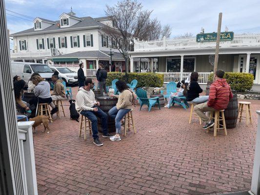 Patio seating