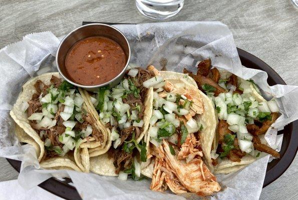 Street tacos on happy hour