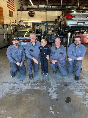 The expert mechanics at Scotty's Automotive.