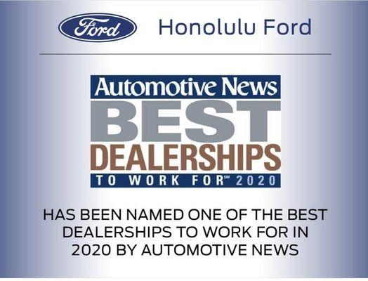 Been only good vibes after all the hard work it's paid off being #bestdealership by @automotivenews #honoluluford