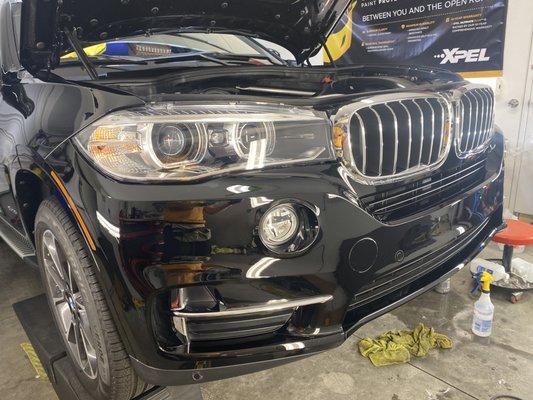 BMW X5, receiving our Full Front Package Installation