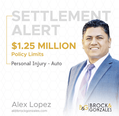 Alex Lopez, Head of Personal Injury Department.