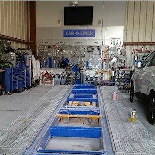 Car-o-Liner frame machine with EVO 1,2 & 3, WorkSpace Solutions