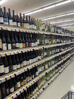 Wine selection.