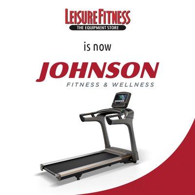 Leisure Fitness has been refreshed and rebranded as Johnson Fitness & Wellness Store! Same great people, products, prices & experience!