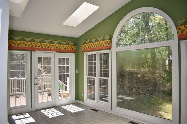 Gorgeous sunroom for a house in Bowie that our company manages