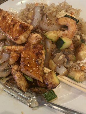 Salmon hibachi