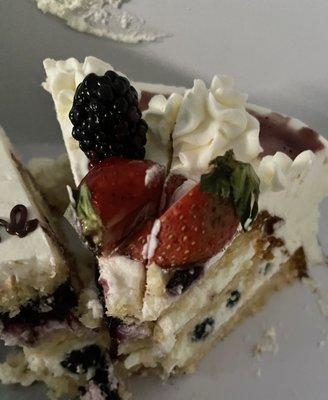 Blueberry yogurt cake