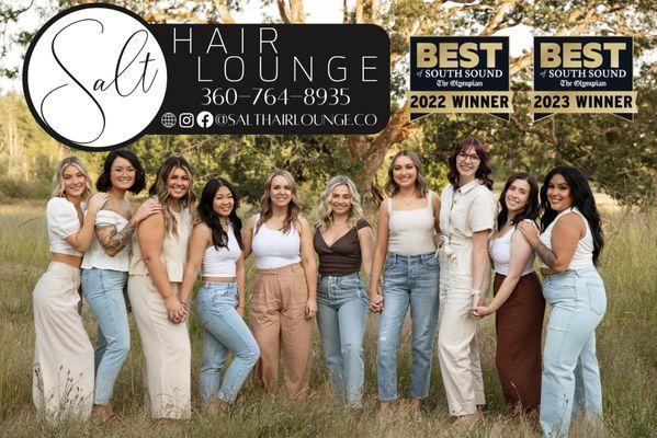 Salt Hair Lounge Award-Winning Stylists