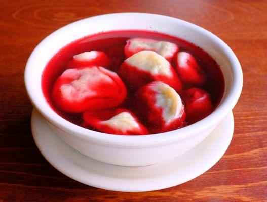 Traditional Vegetarian Beet Soup - Red Borscht