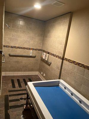 Regular Shower for your convenience before and/or after your terrific massage