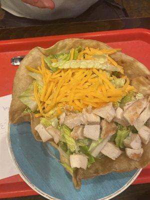 Chicken taco salad