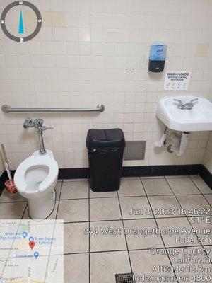 Nice Clean restroom  available for customers