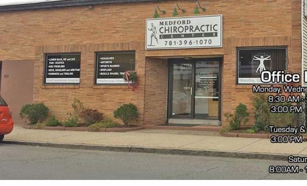 This the photo of the outside of Medford Chiropractic