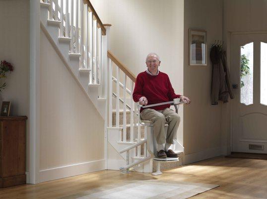 Custom engineered curved stairlifts