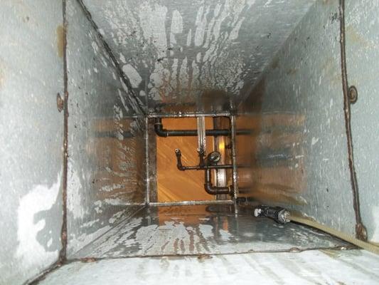 duct after cleaning