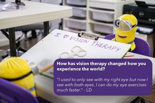 Vision Therapy Success Story!