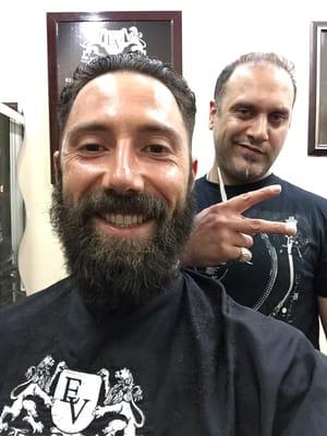 Great cut and beard trim by Ruben!