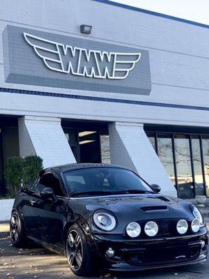 One of the cars serviced at WayMotorWorks.