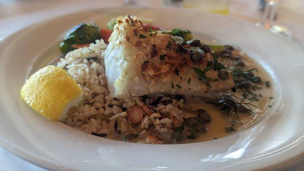 Baked icelandic cod