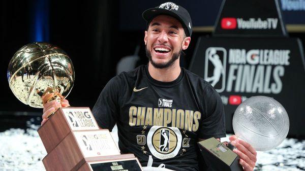 2021 G League champion and Finals MVP, Devin Cannady.