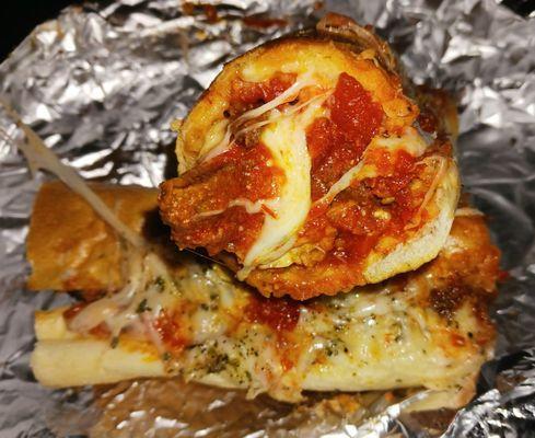 Chicken Cutlet Parmigiana Hero Sandwich