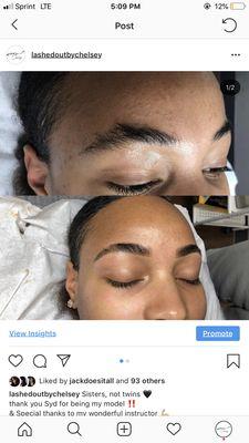 Brow Wax/Shape & TINT..