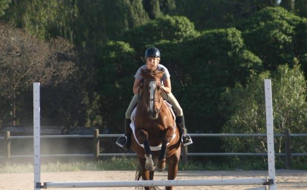 Lisa on Peck Farm's Princess