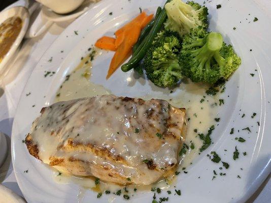 Stuffed Salmon with Crabmeat